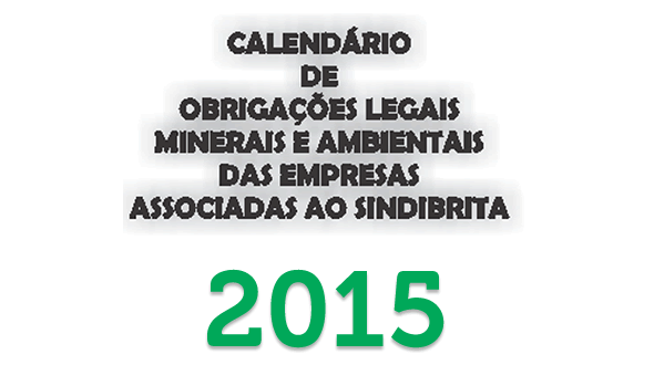Calendáriode Obrigações LegaisMinerais e Ambientais